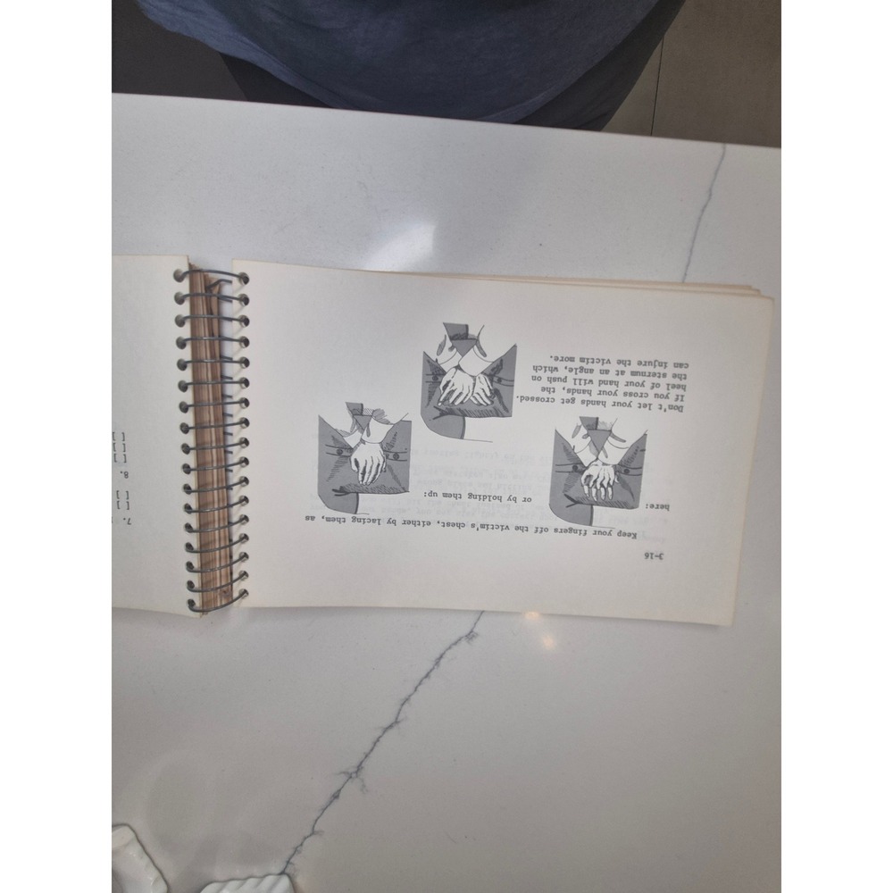 American Red Cross CPR Workbook Modular System 1975 Training Guide - Picture 3 of 6